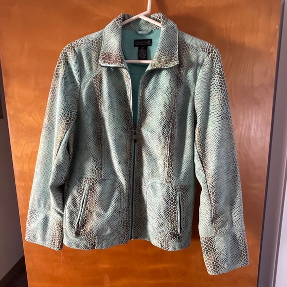 Ladies snakeskin zip up jacket - Picture 1 of 9